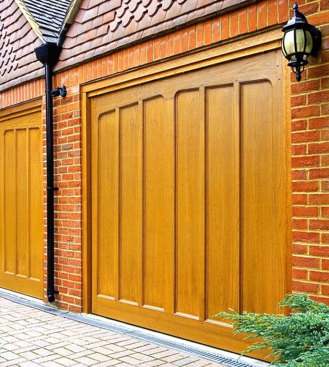 Wessex GRP fibreglass timber look garage door